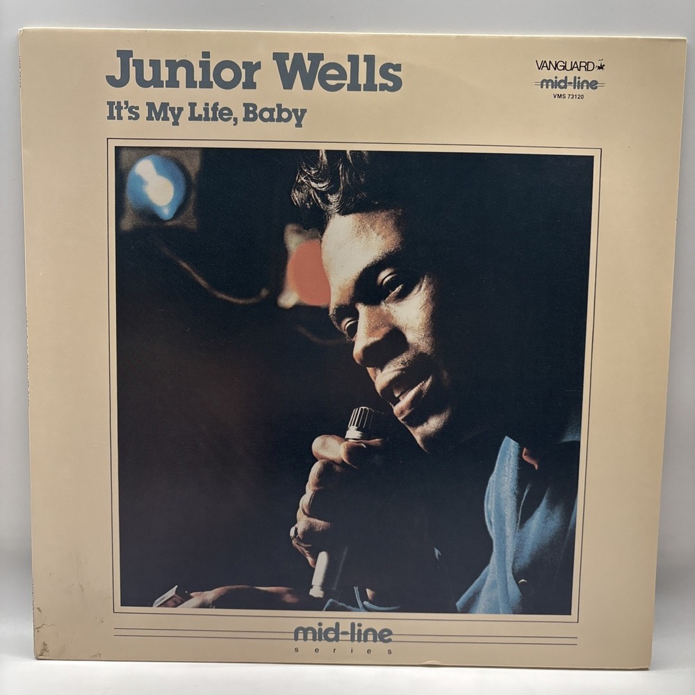 Junior Wells It's My Life, Baby Vinyl LP Vanguard Mid-Line‎ Series Record